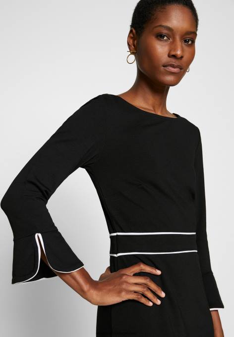 mulheres vestido de mudança preto/branco F4BZ0D98 Anna Field