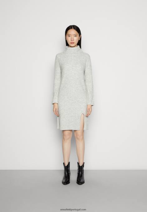 mulheres vestido moletom cinza claro F4BZ0D213 Anna Field