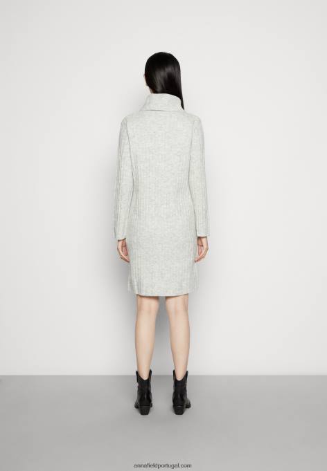 mulheres vestido moletom cinza claro F4BZ0D213 Anna Field