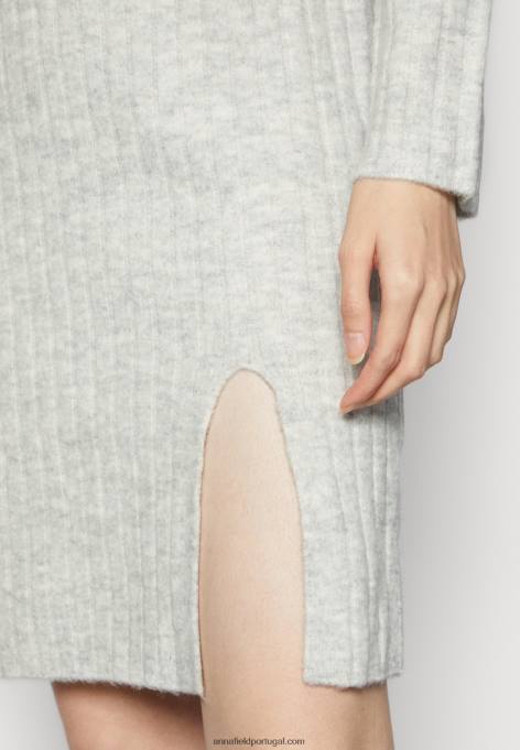 mulheres vestido moletom cinza claro F4BZ0D213 Anna Field