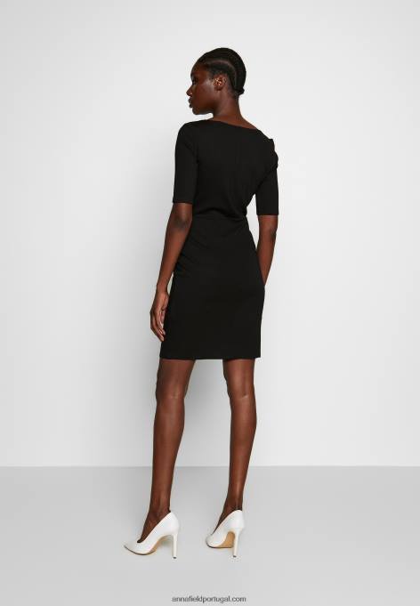 mulheres vestido preto F4BZ0D100 Anna Field