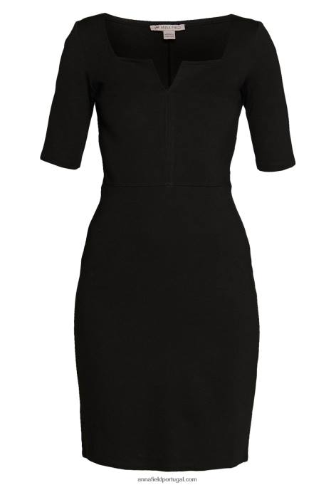 mulheres vestido preto F4BZ0D100 Anna Field