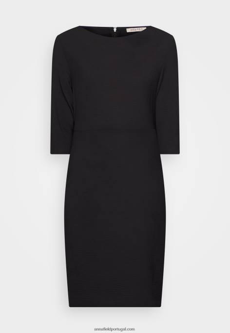mulheres vestido preto F4BZ0D192 Anna Field