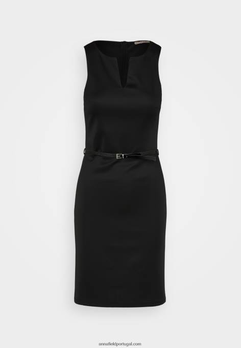 mulheres vestido preto F4BZ0D211 Anna Field