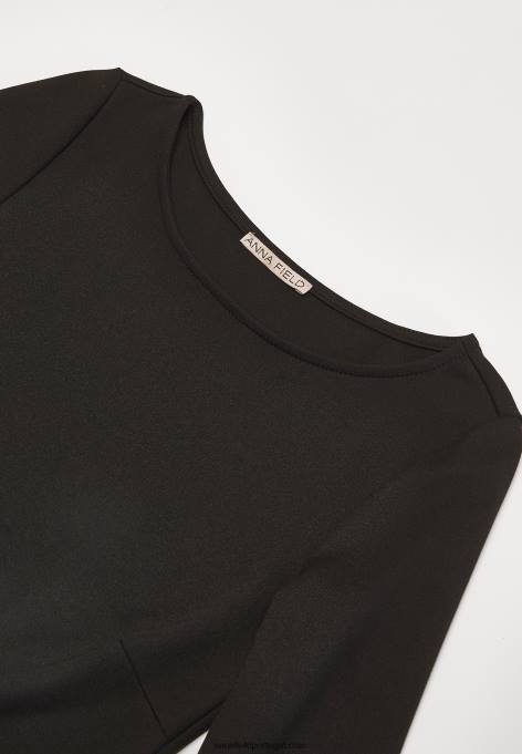 mulheres vestido preto F4BZ0D218 Anna Field