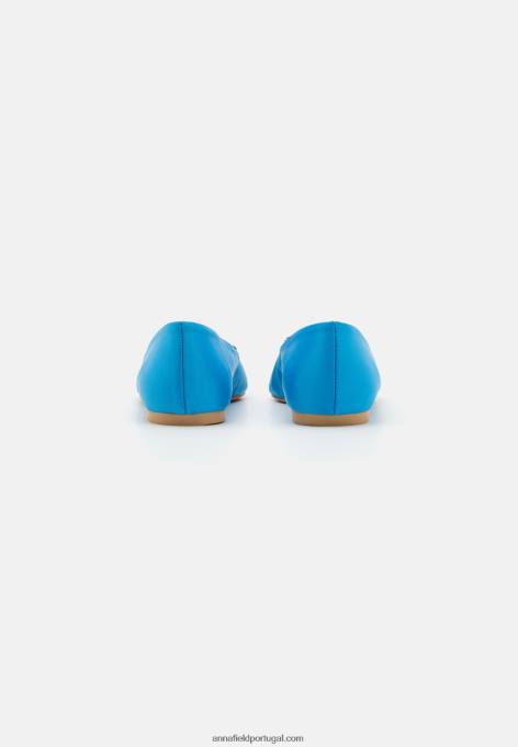 mulheres bombas de balé azul F4BZ0D2152 Anna Field