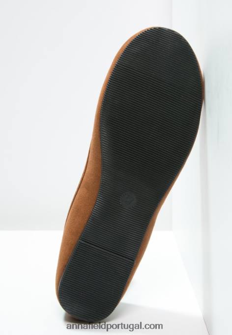 mulheres bombas de balé conhaque F4BZ0D2068 Anna Field