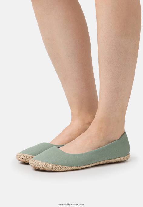 mulheres bombas de balé hortelã F4BZ0D2115 Anna Field