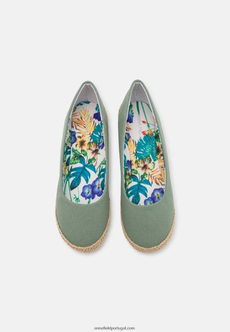 mulheres bombas de balé hortelã F4BZ0D2115 Anna Field