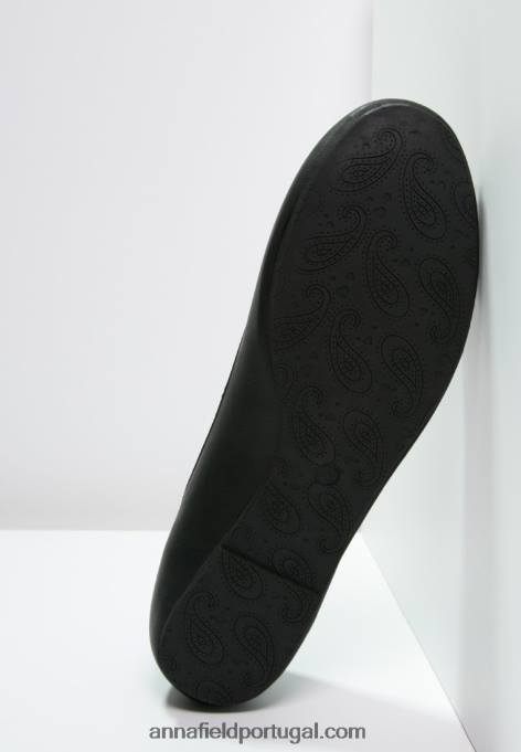 mulheres bombas de balé preto F4BZ0D2075 Anna Field
