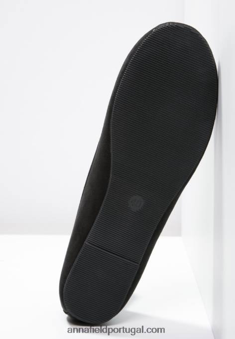 mulheres bombas de balé preto F4BZ0D2076 Anna Field