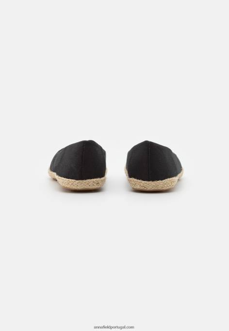 mulheres bombas de balé preto F4BZ0D2083 Anna Field