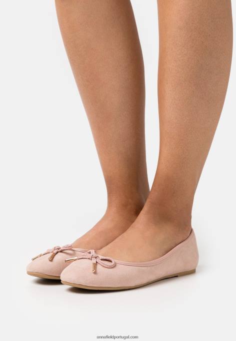 mulheres bombas de balé rosa F4BZ0D2078 Anna Field
