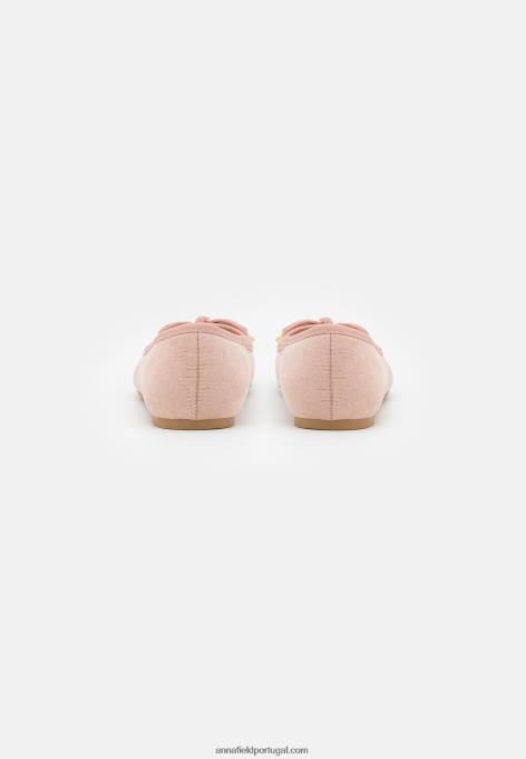 mulheres bombas de balé rosa F4BZ0D2078 Anna Field