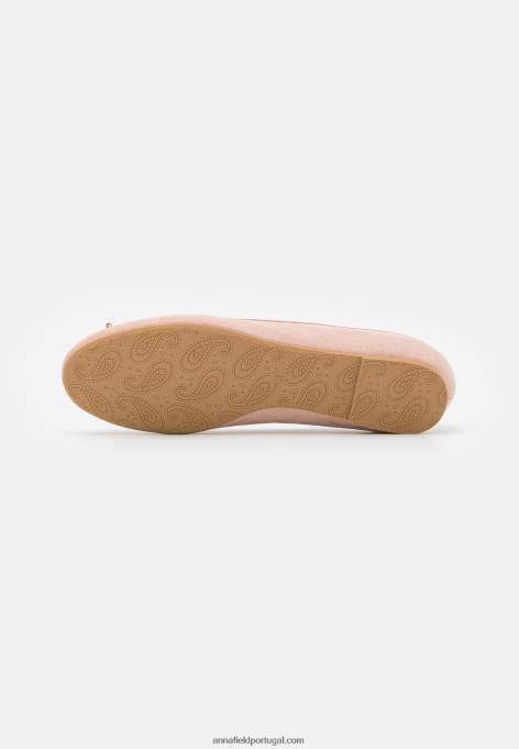 mulheres bombas de balé rosa F4BZ0D2078 Anna Field
