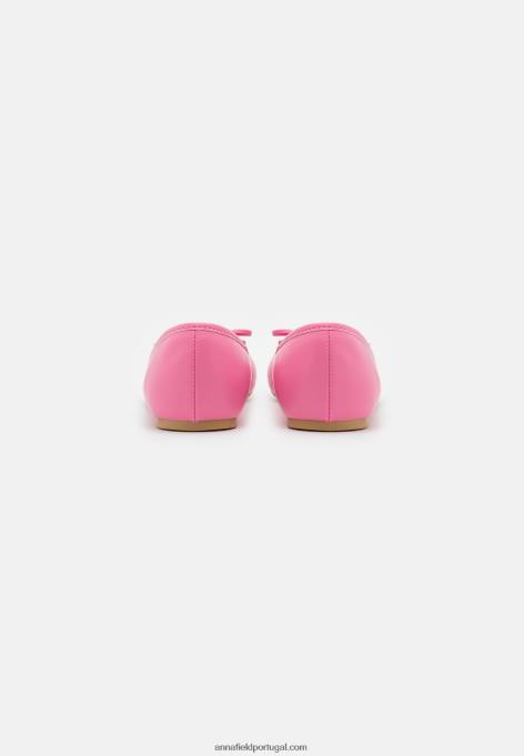 mulheres bombas de balé rosa F4BZ0D2114 Anna Field