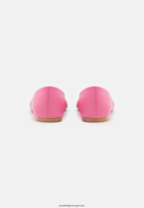 mulheres bombas de balé rosa F4BZ0D2134 Anna Field
