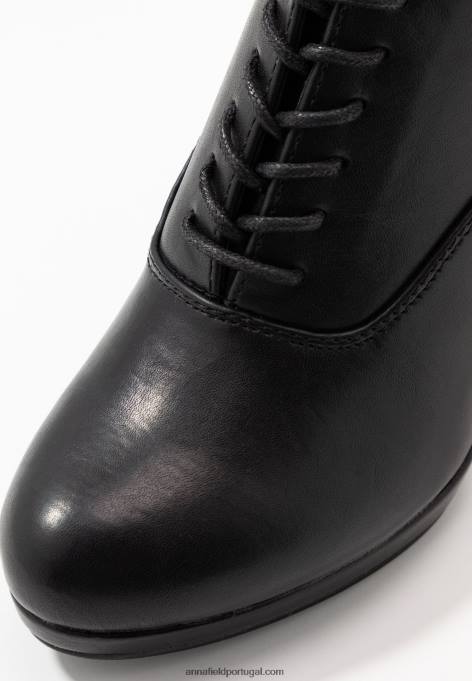 mulheres botins salto alto conforto preto F4BZ0D1773 Anna Field