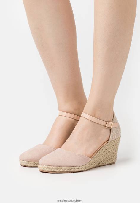 mulheres cunhas rosa claro F4BZ0D1728 Anna Field