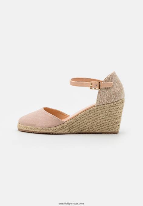 mulheres cunhas rosa claro F4BZ0D1728 Anna Field