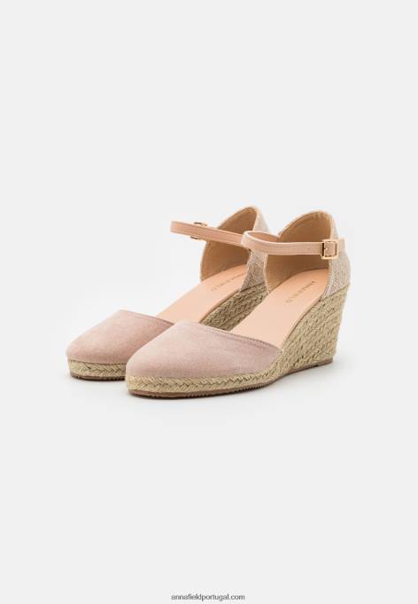 mulheres cunhas rosa claro F4BZ0D1728 Anna Field