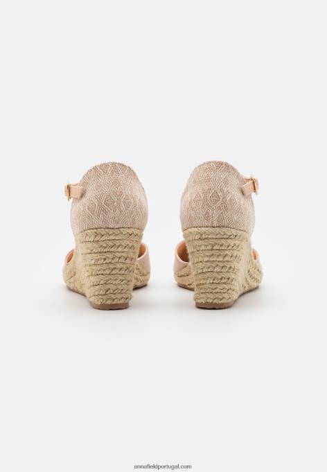 mulheres cunhas rosa claro F4BZ0D1728 Anna Field