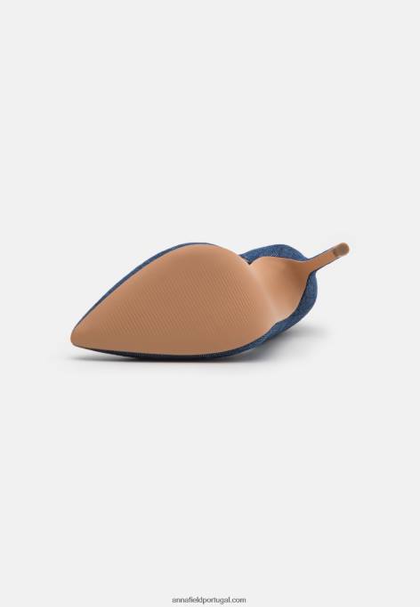 mulheres salto alto azul F4BZ0D1729 Anna Field