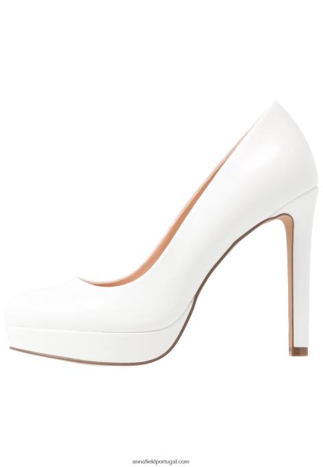 mulheres salto alto branco F4BZ0D1716 Anna Field