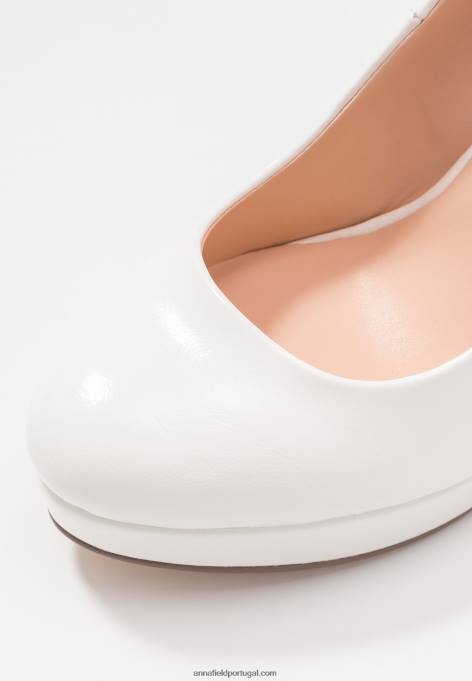 mulheres salto alto branco F4BZ0D1716 Anna Field