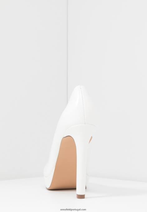mulheres salto alto branco F4BZ0D1716 Anna Field