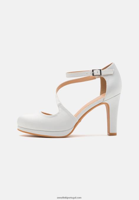 mulheres salto alto branco F4BZ0D1770 Anna Field
