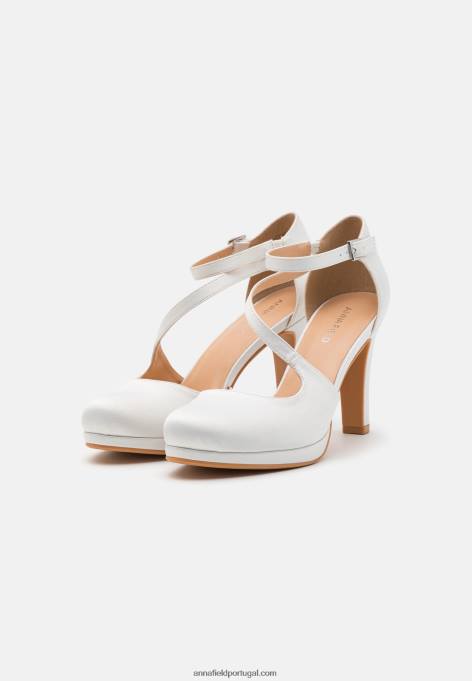 mulheres salto alto branco F4BZ0D1770 Anna Field