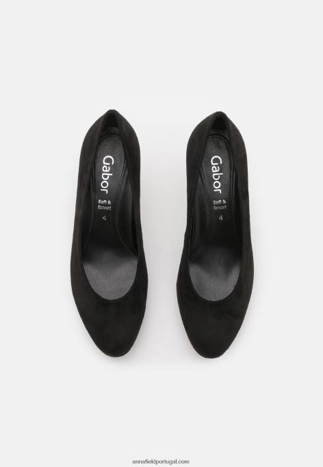 mulheres salto alto schwarz F4BZ0D1757 Anna Field