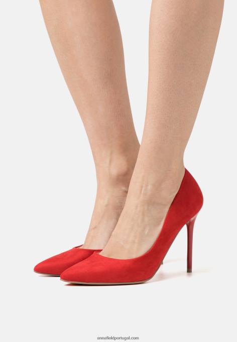 mulheres salto alto vermelho F4BZ0D1705 Anna Field