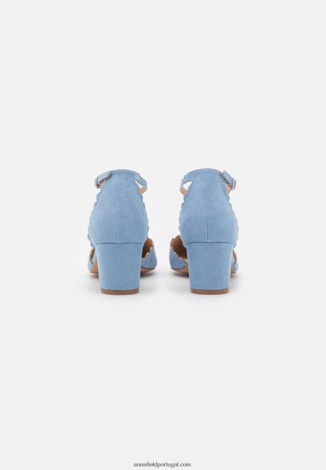 mulheres salto clássico azul claro F4BZ0D1594 Anna Field