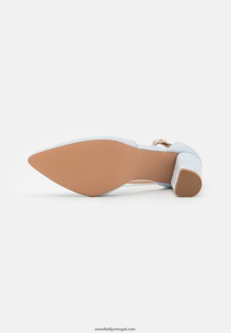 mulheres salto clássico azul claro F4BZ0D1621 Anna Field