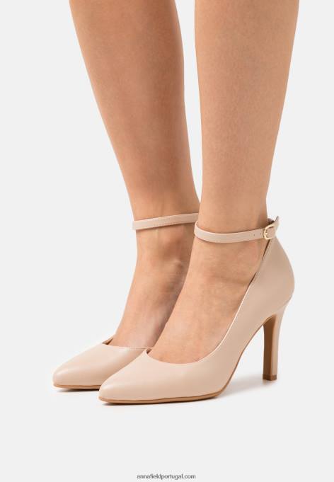 mulheres salto clássico bege F4BZ0D1644 Anna Field