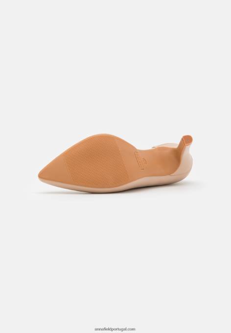 mulheres salto clássico bege F4BZ0D1644 Anna Field