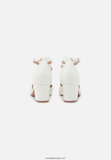 mulheres salto clássico branco F4BZ0D1591 Anna Field