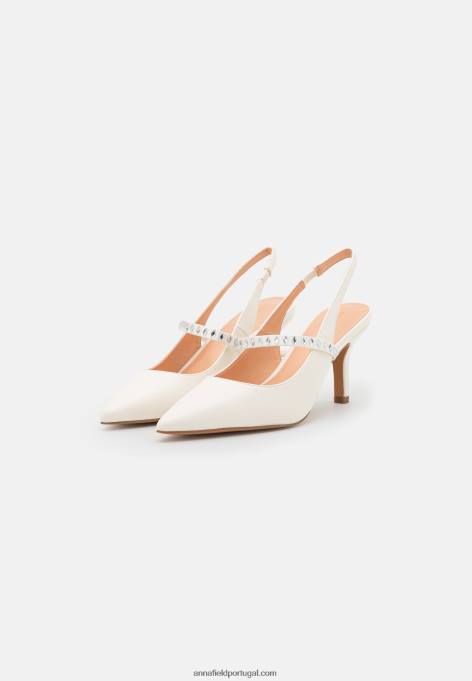 mulheres salto clássico branco F4BZ0D1641 Anna Field