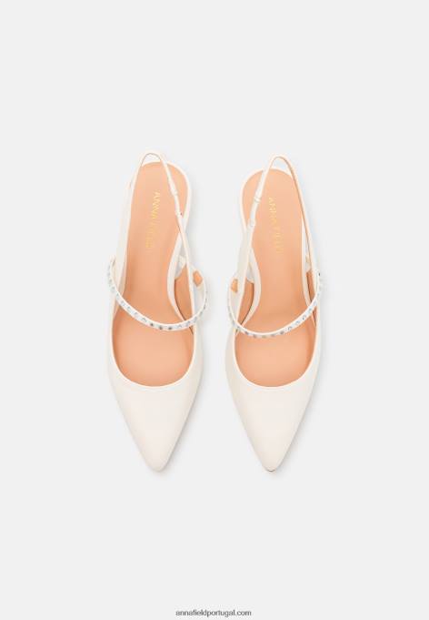 mulheres salto clássico branco F4BZ0D1641 Anna Field