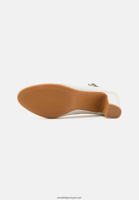 mulheres salto clássico branco F4BZ0D1654 Anna Field