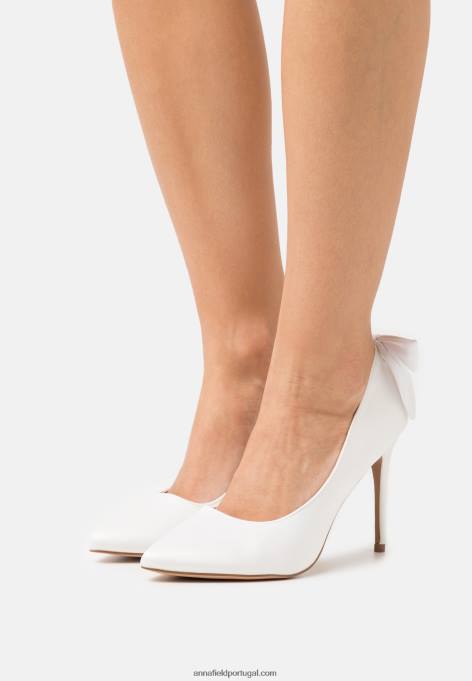 mulheres salto clássico branco F4BZ0D1697 Anna Field