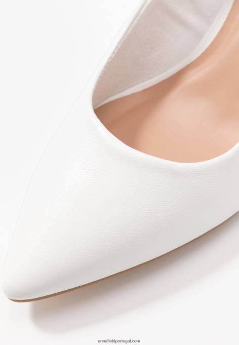 mulheres salto clássico branco F4BZ0D1703 Anna Field