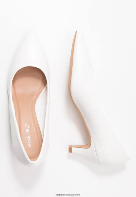 mulheres salto clássico branco F4BZ0D1703 Anna Field