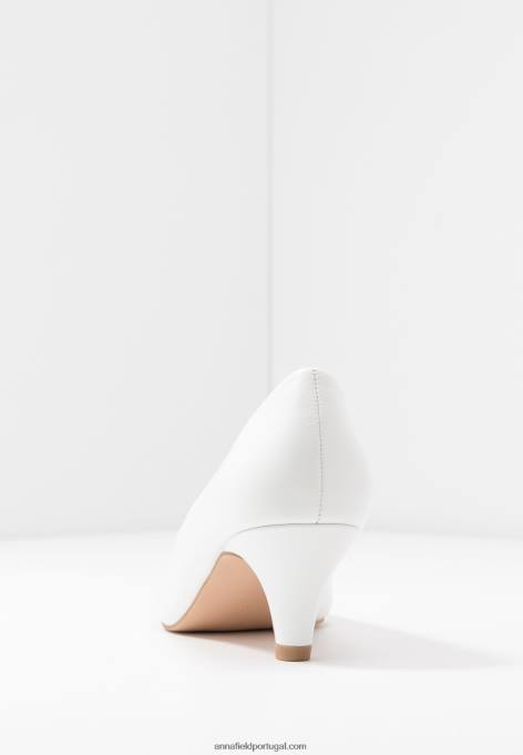 mulheres salto clássico branco F4BZ0D1703 Anna Field