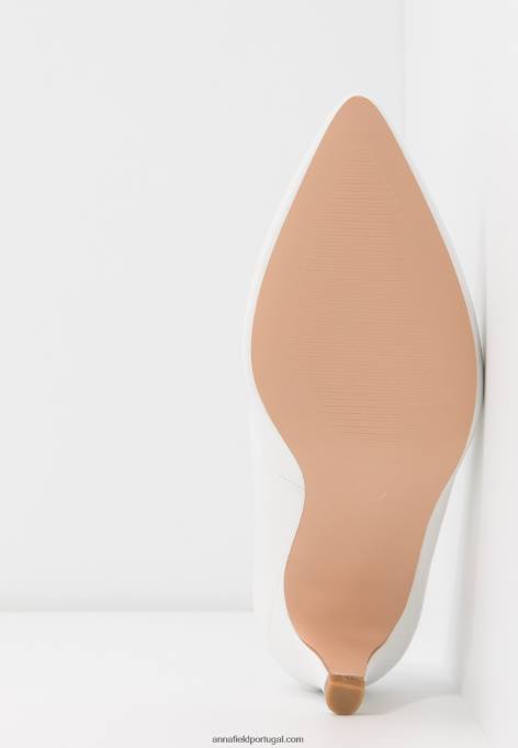 mulheres salto clássico branco F4BZ0D1703 Anna Field