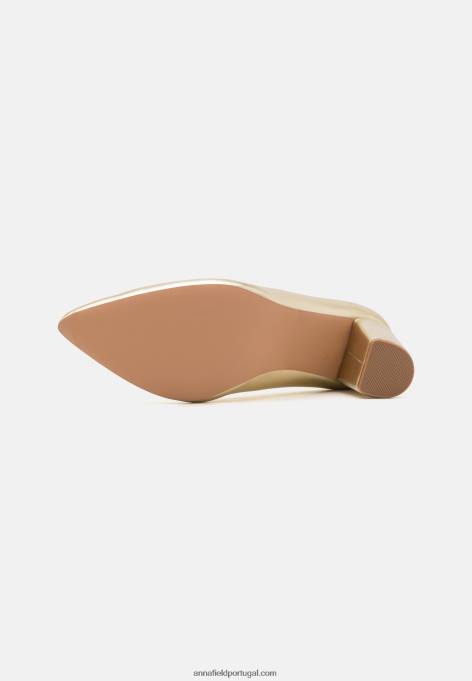 mulheres salto clássico ouro F4BZ0D1675 Anna Field