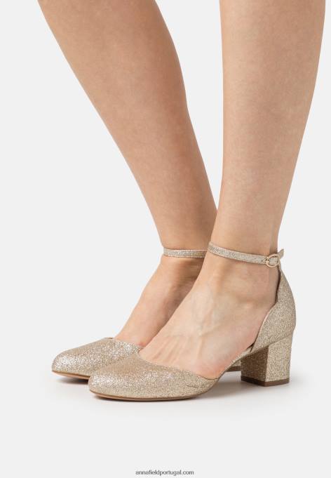 mulheres salto clássico ouro F4BZ0D1677 Anna Field