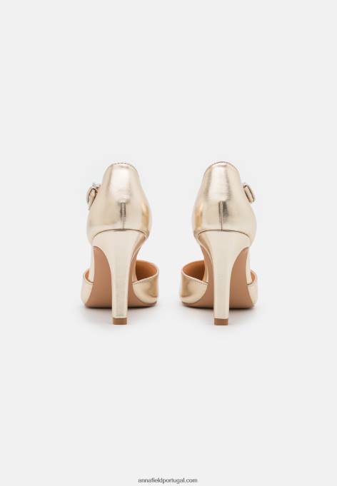 mulheres salto clássico ouro F4BZ0D1692 Anna Field